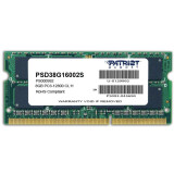 Operatīvā atmiņa 8Gb DDR-III 1600MHz Patriot SO-DIMM (PSD38G16002S)