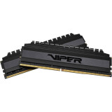 Operatīvā atmiņa 16Gb DDR4 3000MHz Patriot Viper 4 Blackout (PVB416G300C6K) (2x8Gb KIT)