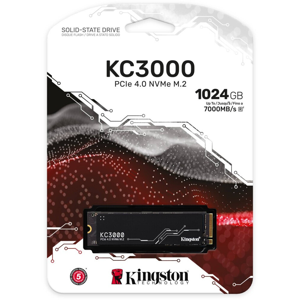 SSD interne 1TB Kingston KC3000 (SKC3000S/1024G) - photo 2