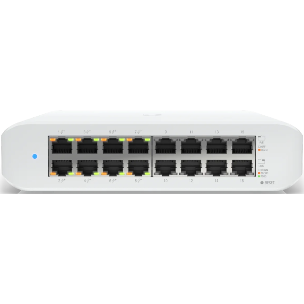 Commutateur (switch) Ubiquiti UniFi Switch Lite 16 PoE - USW-LITE-16-POE-EU - photo 2