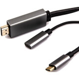 Kabelis USB Type-C - HDMI, 1.8m, VCOM CU423MCPD-1.8M
