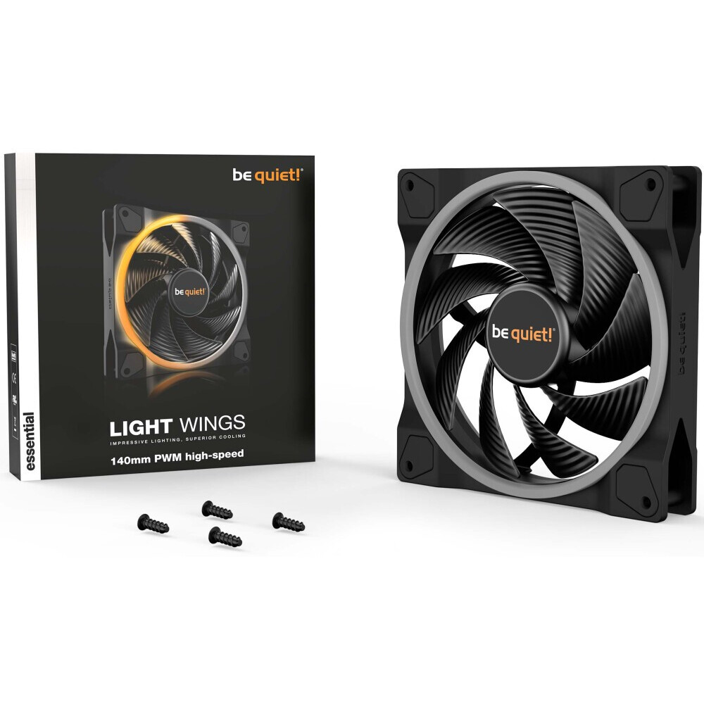 Ventilateur de boîtier Be Quiet Light Wings 140mm PWM High Speed - BL075 - photo 2