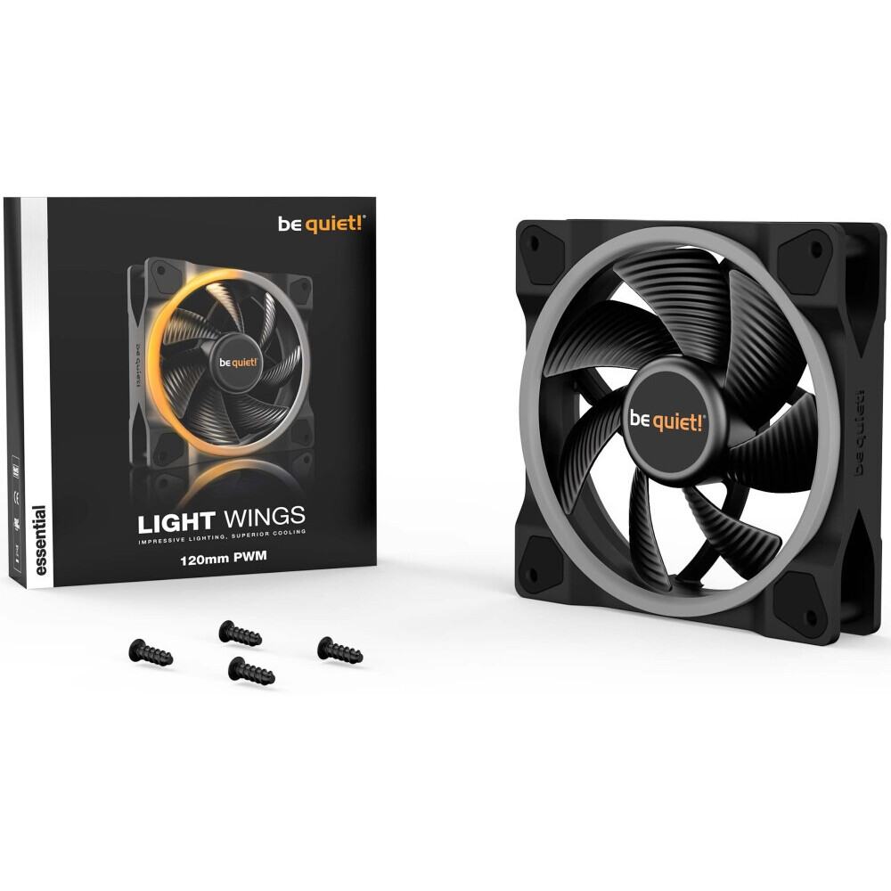 Ventilateur de boîtier Be Quiet Light Wings 120mm PWM - BL072 - photo 2