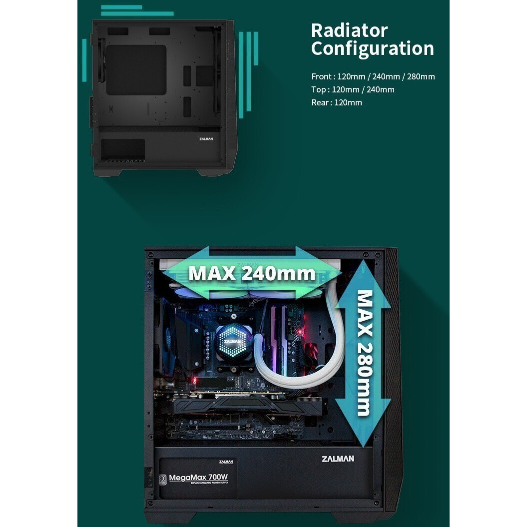 Boîtier Zalman Z1 Iceberg Black - photo 5