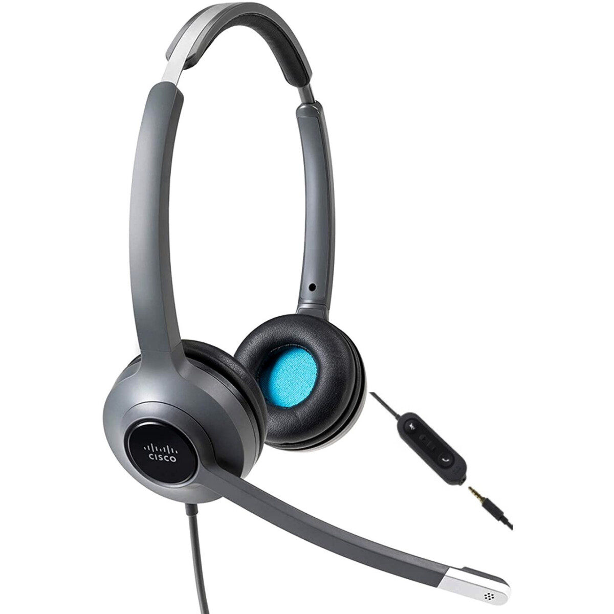 Casque Cisco Headset 522 Wired Dual 3.5mm + USB Headset Adapter - CP-HS-W-522-USB=
