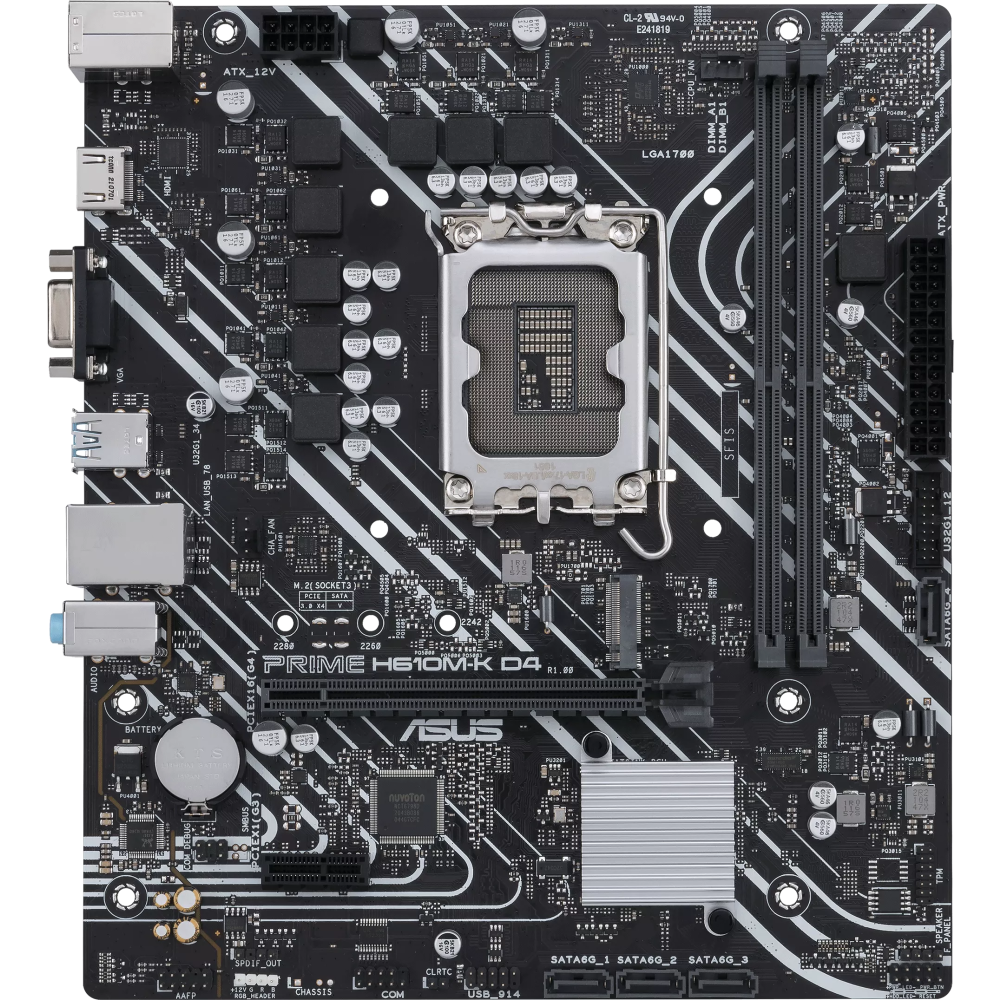 Carte mère ASUS PRIME H610M-K D4