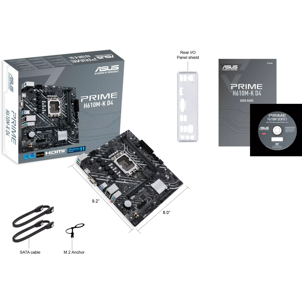 Carte mère ASUS PRIME H610M-K D4 - photo 5