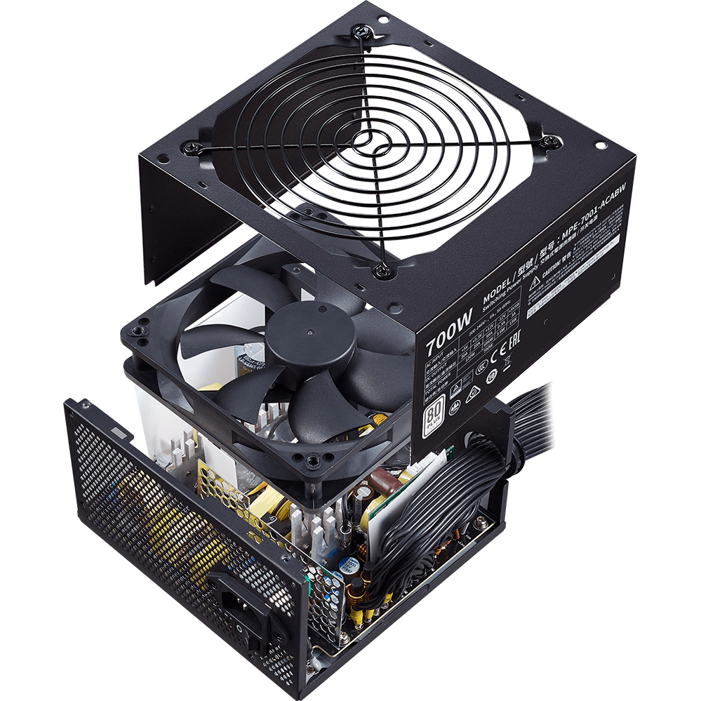 Bloc dalimentation 700W Cooler Master MWE White V2 (MPE-7001-ACABW-EU) - photo 9