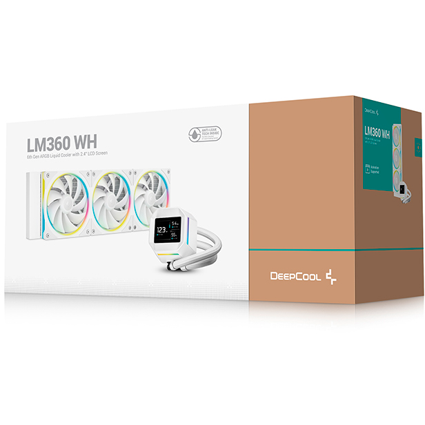 Système de refroidissement liquide DeepCool LM360 WH - R-LM360-WHDMMC-1 - photo 6