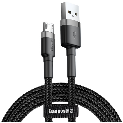 câble USB A (M) - microUSB B (M), 1m, Baseus CAMKLF-BG1