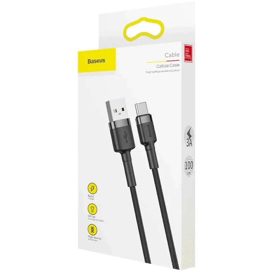 Câble USB - USB Type-C, 1m, Baseus CATKLF-BG1 - photo 3