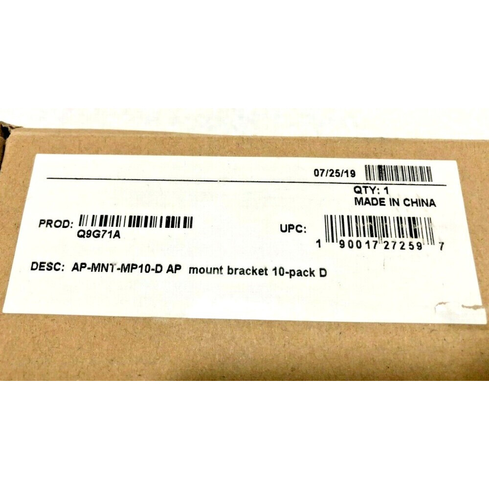 kit de montage HPE Q9G71A AP-MNT-MP10-D - photo 3