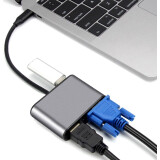 Connection de couple USB Type-C - HDMI/3xUSB/VGA/Audio, VCOM CU425M