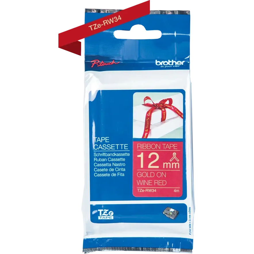 Cartouche de bande Brother TZE-RW34 - TZERW34