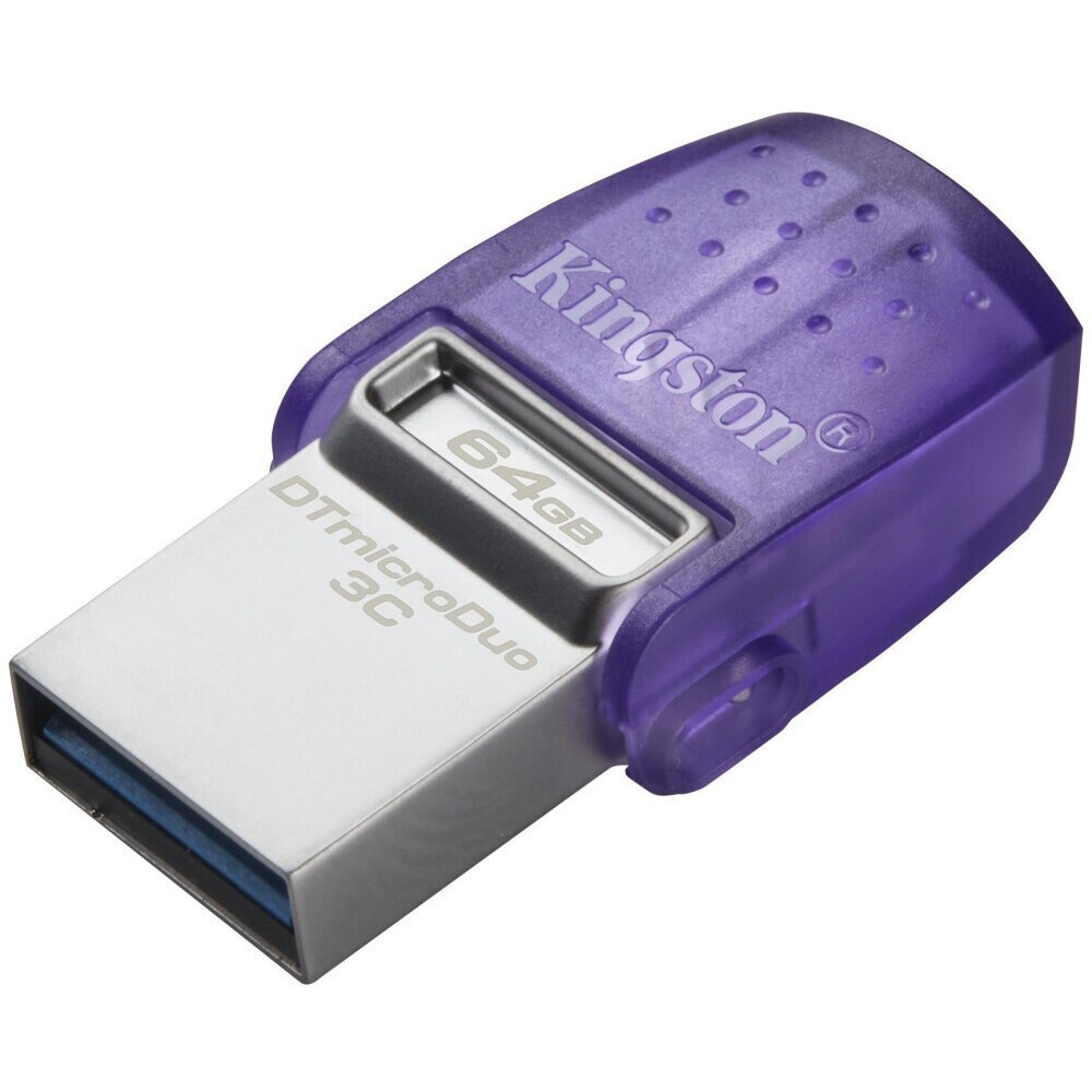 clé USB flash 64GB Kingston DataTraveler microDuo 3C G3 (DTDUO3CG3/64GB)