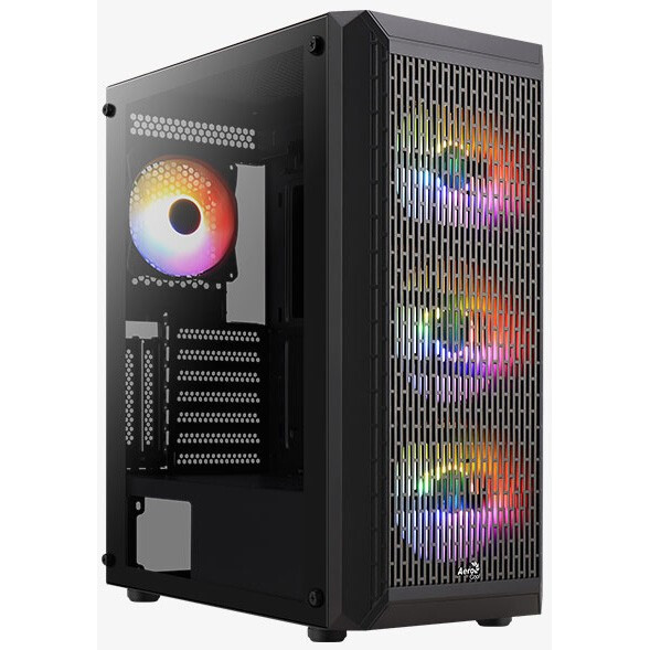 Boîtier AeroCool Beam Black - EN71744/Beam-G-BK-V2
