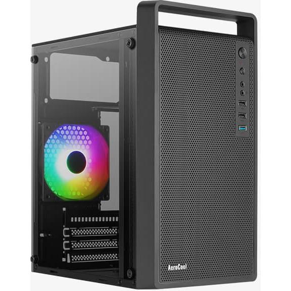 Boîtier AeroCool CS-109-G-BK-v1 Black - EN72376
