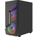 Boîtier AeroCool Scape-G-BK-v2 Black (EN71546/ACCM-PV36033.11)