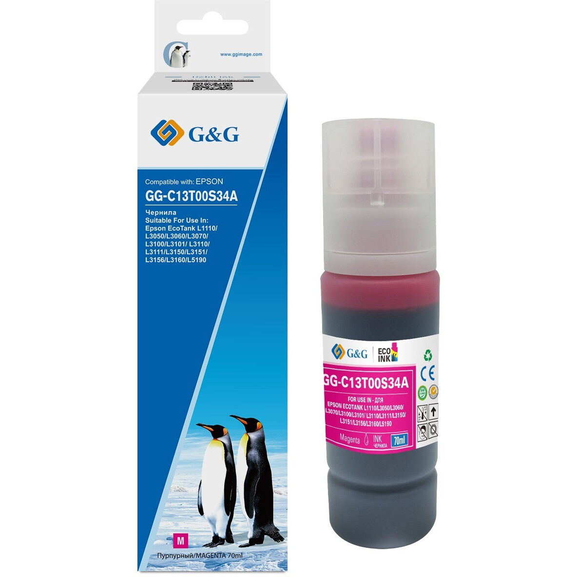 Encre G&G GG-C13T00S34A Magenta