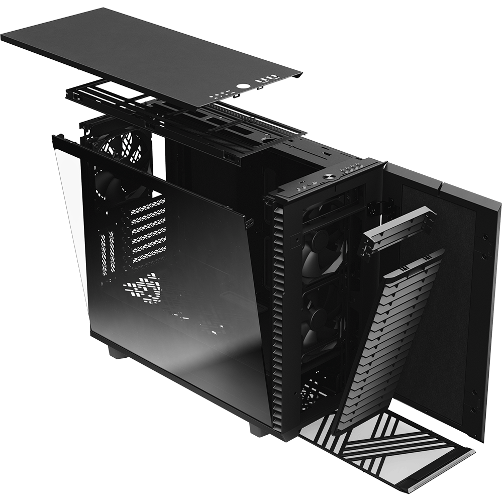Datoru korpuss Fractal Design Define 7 Black TG Light Tint - FD-C-DEF7A-02 - foto 19
