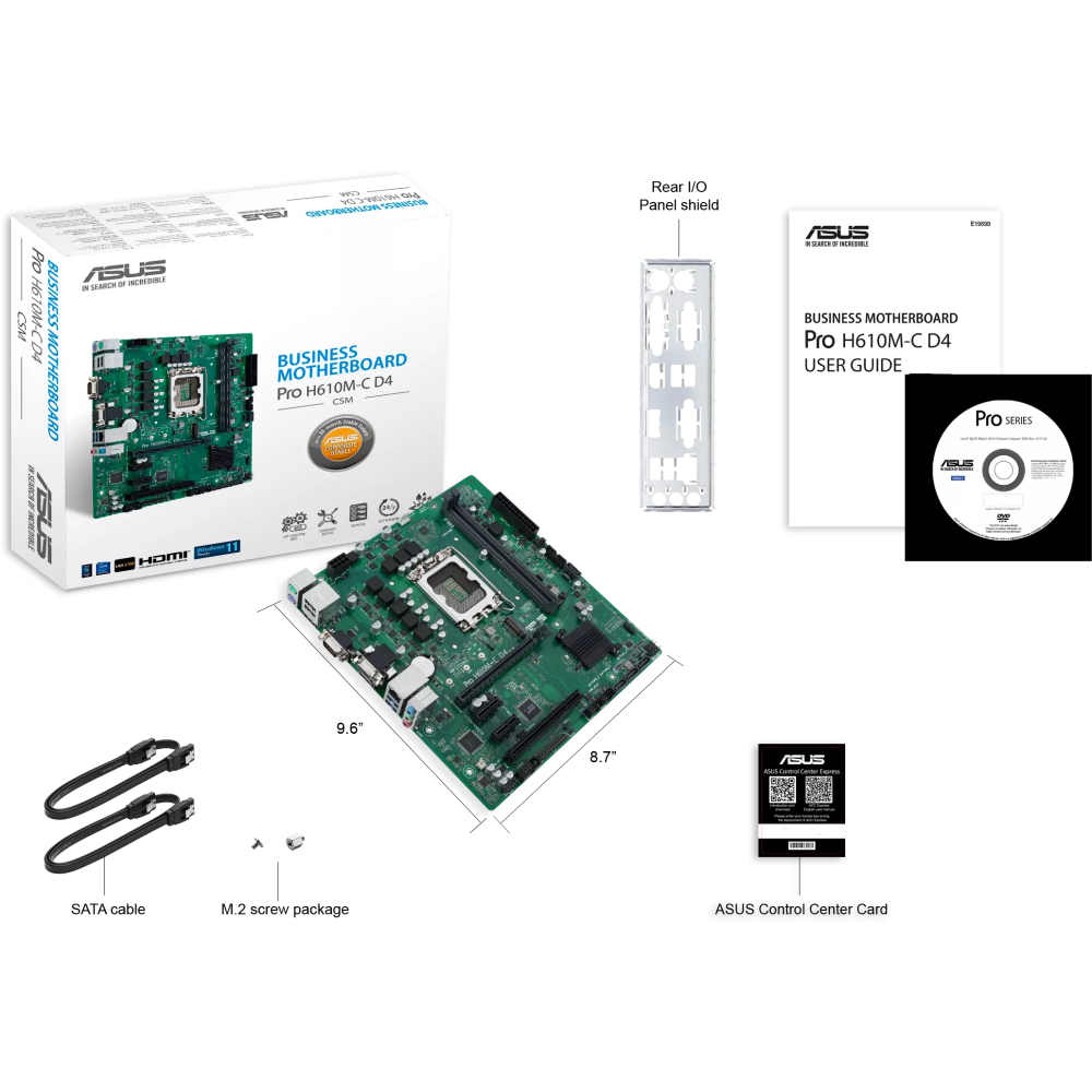 Carte mère ASUS PRO H610M-C D4-CSM - photo 5