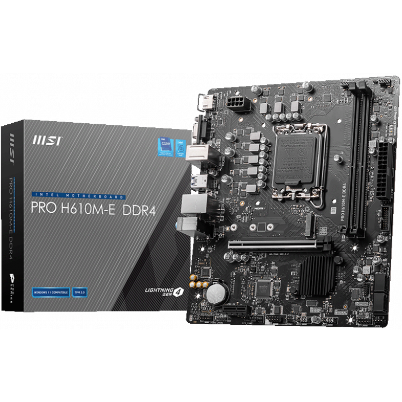 Carte mère MSI PRO H610M-E DDR4 - photo 5
