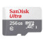 Carte mémoire 256GB MicroSD SanDisk Ultra (SDSQUNR-256G-GN3MN)