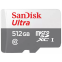 Carte mémoire 512GB MicroSD SanDisk Ultra (SDSQUNR-512G-GN3MN)
