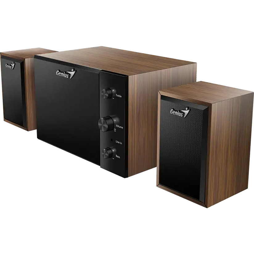 enceintes Genius SW-2.1 350 Wood - 31730037400 - photo 3