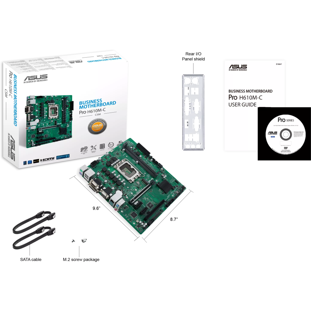 Carte mère ASUS PRO H610M-C-CSM - photo 4