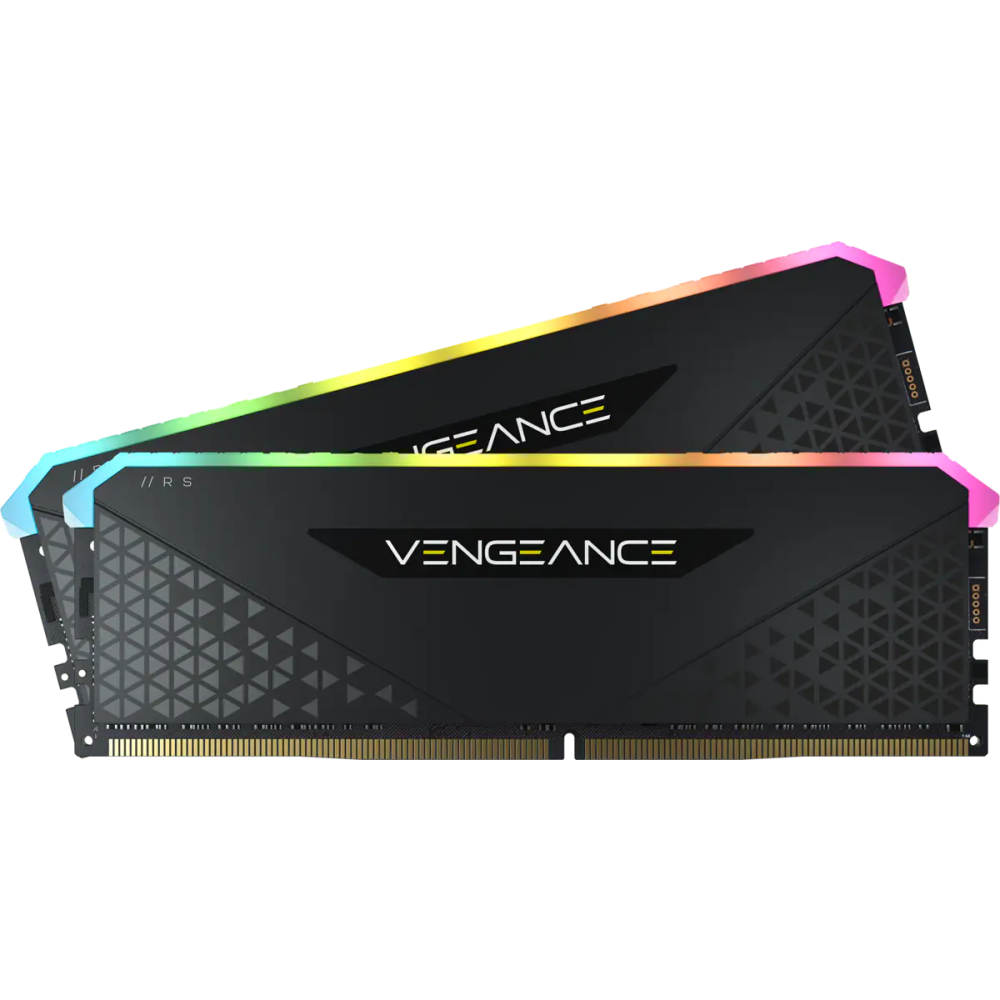 Mémoire vive 16GB DDR4 3200MHz Corsair Vengeance RGB RS (CMG16GX4M2E3200C16) (2x8GB KIT)