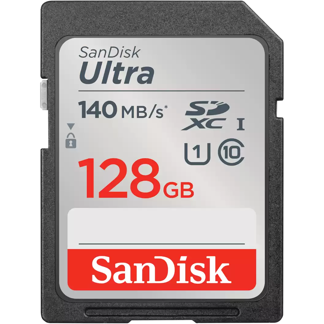 Carte mémoire 128GB SD SanDisk Ultra (SDSDUNB-128G-GN6IN)