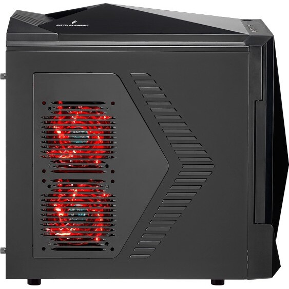Boitiers PC AeroCool Sixth Element Black/Red - photo 4