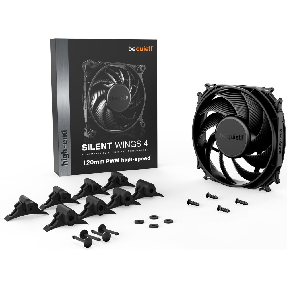 Ventilateur de boîtier Be Quiet Silent Wings 4 - 120mm PWM High-Speed - BL094 - photo 2