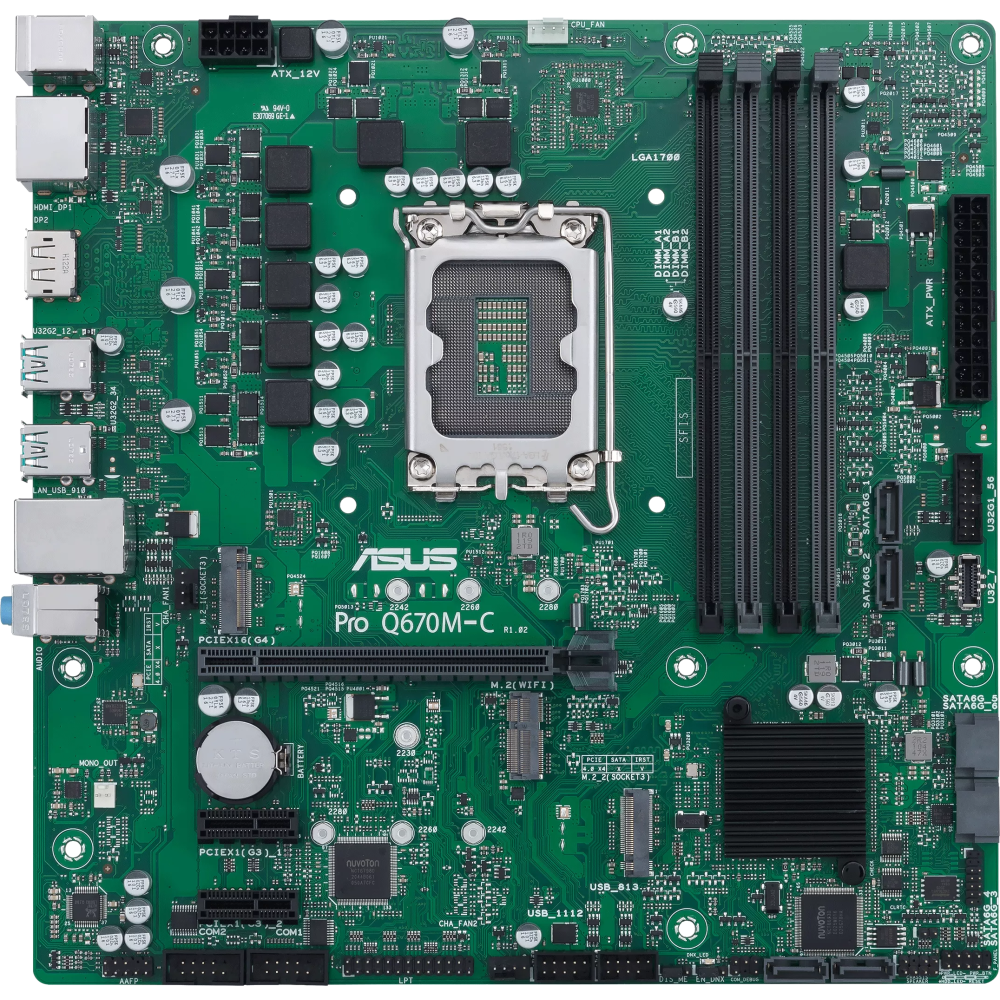 Carte mère ASUS PRO Q670M-C-CSM