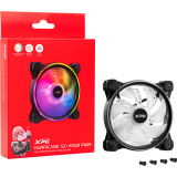 Ventilateur de boîtier ADATA XPG HURRICANE 120 PWM ARGB Black (HURRICANE120ARGBPWM-BKCWW)