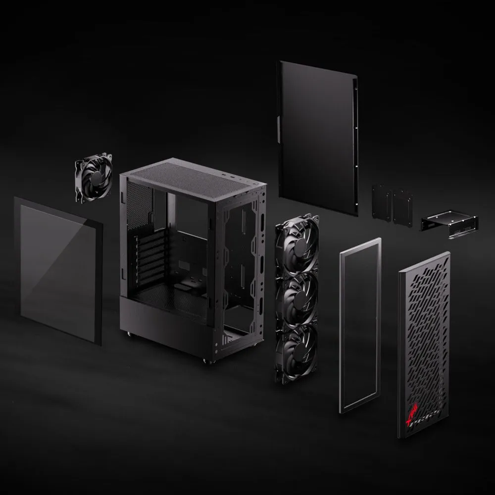 Boîtier ADATA XPG VALOR AIR Black - VALORAIRMT-BKCWW - photo 5