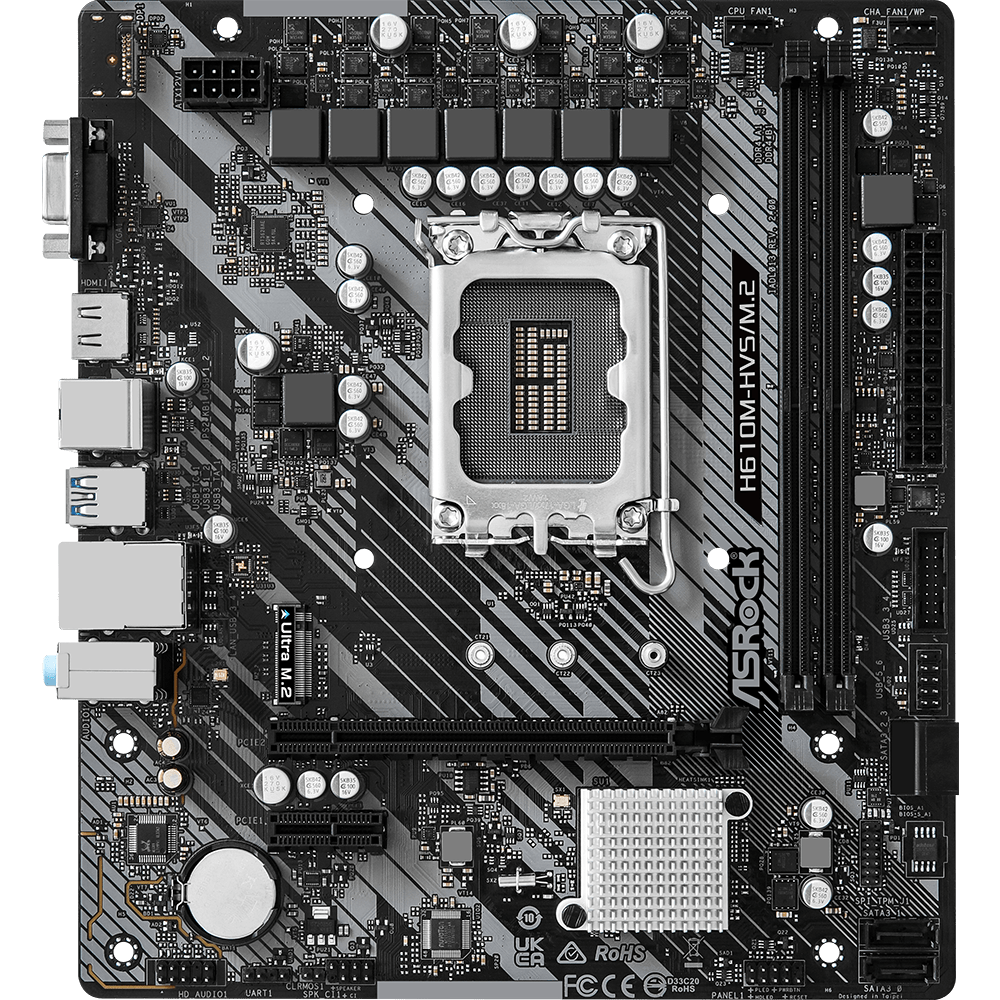 Carte mère ASRock H610M-HVS/M.2 R2.0