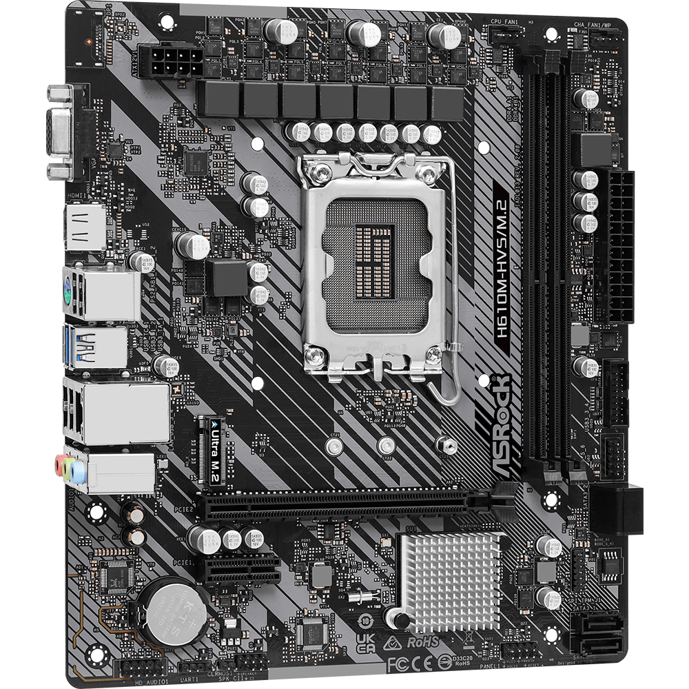 Carte mère ASRock H610M-HVS/M.2 R2.0 - photo 3