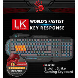 Clavier A4Tech Bloody B318 Black