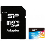 Atmiņas kartes 32Gb MicroSD Silicon Power Superior Pro + SD adapter (SP032GBSTHDU3V20SP)