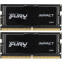 Mémoire vive 32GB DDR5 5600MHz Kingston Fury Impact SO-DIMM (KF556S40IBK2-32) (2x16GB KIT)