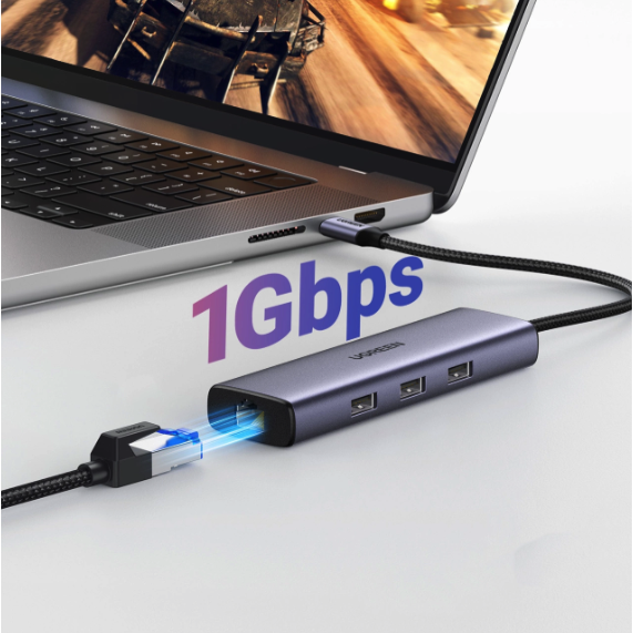 station d'accueil UGREEN 6-in-1 USB-C Grey (CM512) - 15598 - photo 4