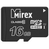 La carte mémoire 16Gb MicroSD Mirex (13612-MCSUHS16)