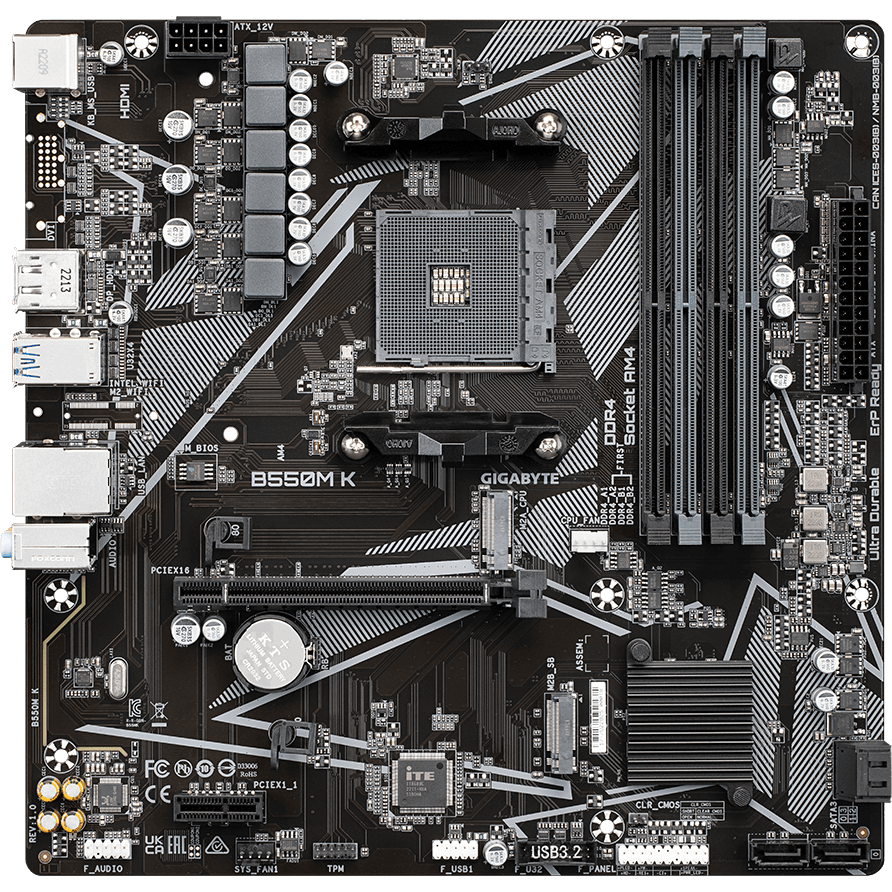 Carte mère Gigabyte B550M K