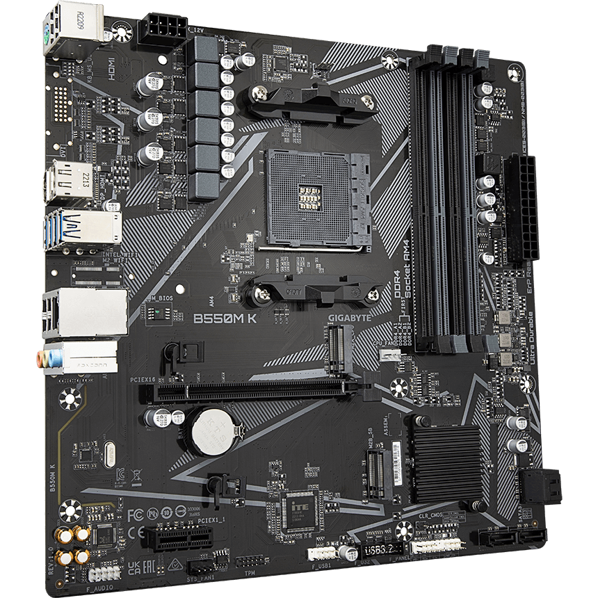 Carte mère Gigabyte B550M K - photo 2