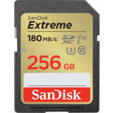 Carte mémoire 256GB SD SanDisk Extreme (SDSDXVV-256G-GNCIN)