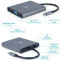 Hub USB Cablexpert A-CM-COMBO6-01 - photo 3