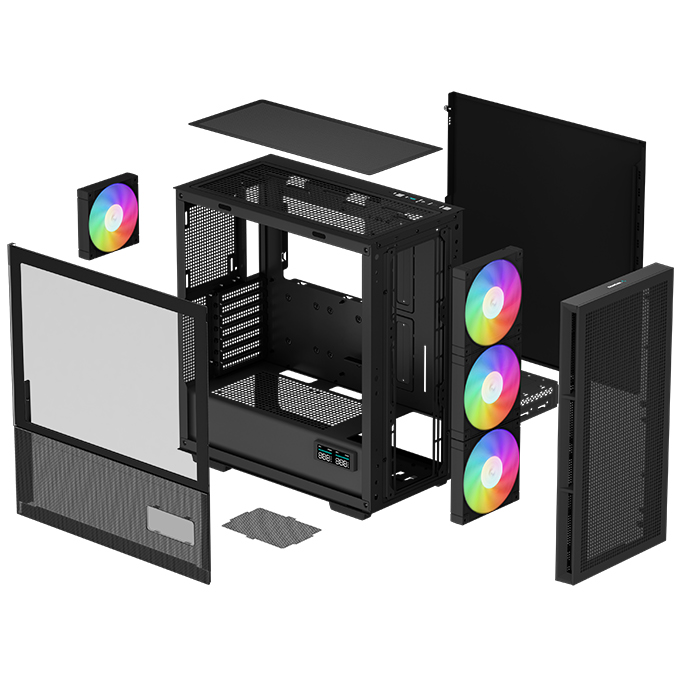 Boîtier DeepCool CH560 ARGB Digital Black - R-CH560-BKAPE4D-G-1 - photo 12