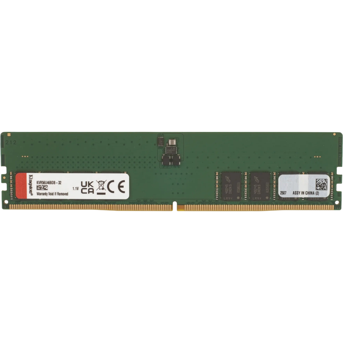 Mémoire vive 32GB DDR5 5600MHz Kingston ValueRAM (KVR56U46BD8-32) - photo 2